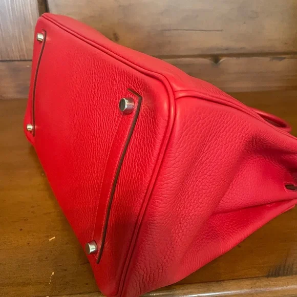 SOLD Birkin 35 Rouge Casaque - Picture 8 of 15